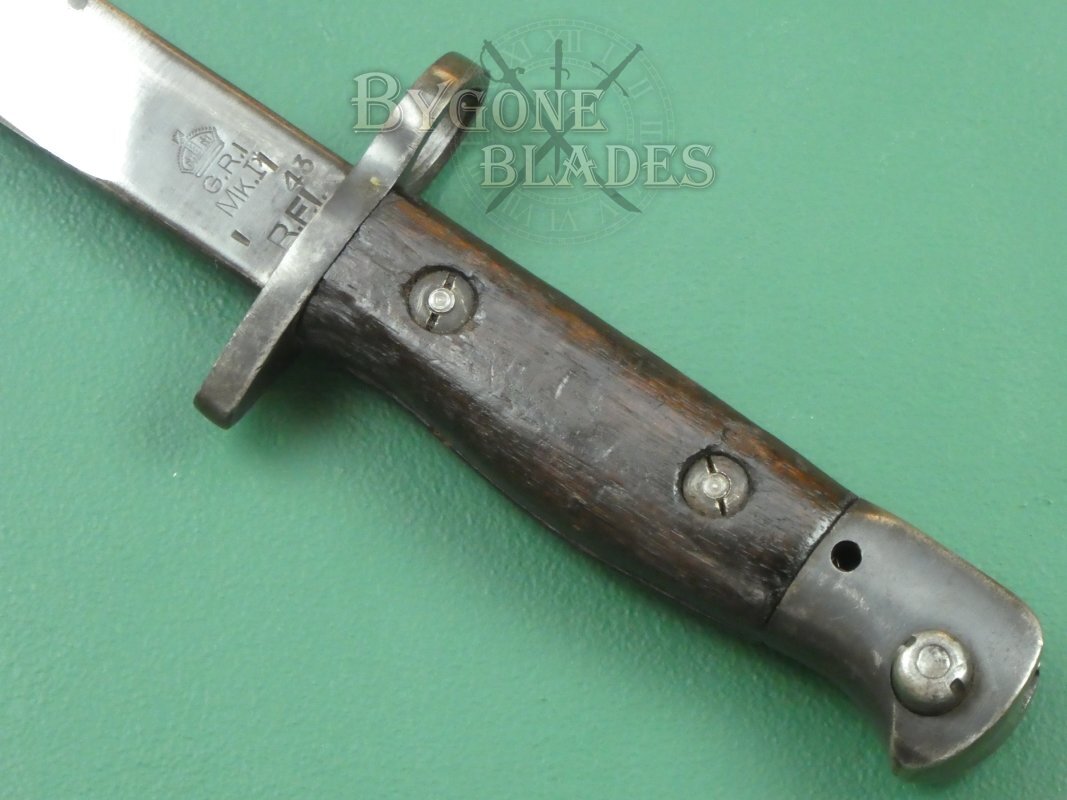 Indian No.1 Mk II Bayonet. RFI 1943. WW2. #2211014 | Bygone