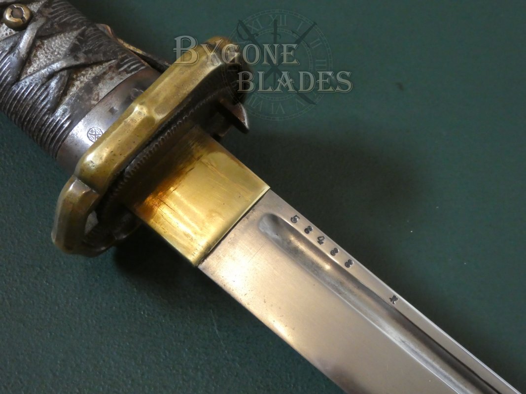 Qyejt Keavvyim Nihonto are authentic japanese swords, nagamaki, naginata, and yari, made by using traditional methods and materials. https www bygoneblades com buy japanese type 95 nco sword ija shin gunto ijima token seisakusho factory