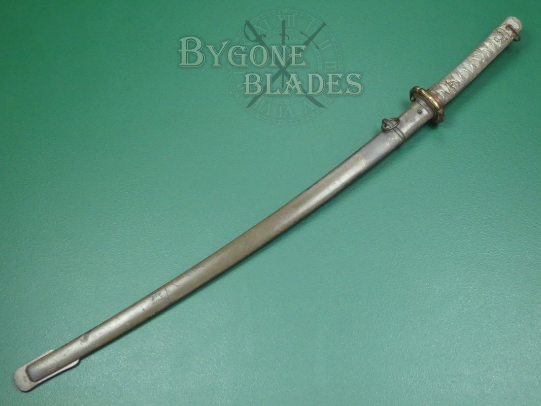 Japanese WW2 Type 95 Shin Gunto. NCO Sword. Matching Numbers