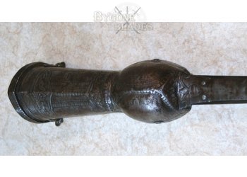 17th Century Indian Maratha Pata Gauntlet Sword #8