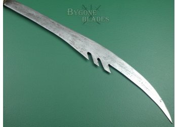 18th Century Lan Na Kingdom Dahb Ngao Sword. Thai War Elephant Fighting Sword #5