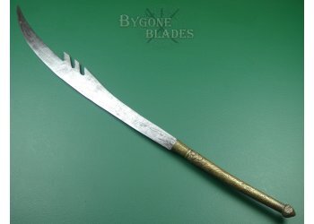 18th Century Lan Na Kingdom Dahb Ngao Sword. Thai War Elephant Fighting Sword #7