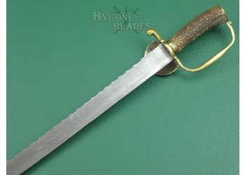 18th Century Sawback Hunting Sword.  #4