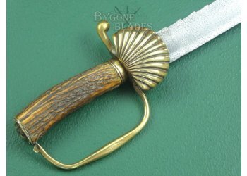 18th Century Sawback Hunting Sword.  #5