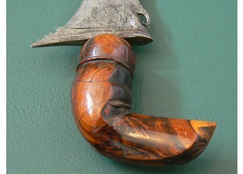 19th Century Bugis Kris. Garuda Hilt Sulawesi Dagger. Keris #7