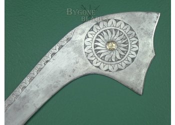 19th Century Temple Kora. Hindu Sacrificial Sword. #22010051 #13