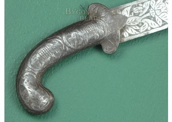 19th Century Temple Kora. Hindu Sacrificial Sword. #22010051 #15