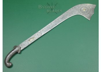 19th Century Temple Kora. Hindu Sacrificial Sword. #22010051 #9