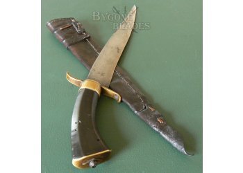 Turkish WW1 Yataghan Knife with horn hilt #7