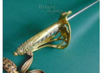 A Pipe Back Officers Sword. Pattern 1822 #10
