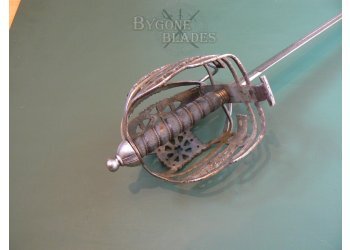 A Scottish Basket Hilt Broadsword. Highland Infantry #12