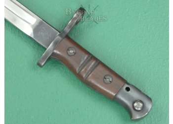 American 1917 Pattern Bayonet. Remington. Mk II Green Scabbard. #2305006 #10