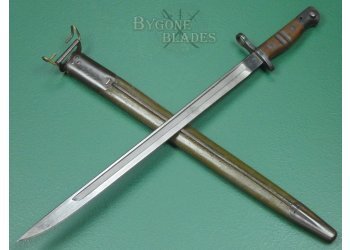 American 1917 Pattern Bayonet. Remington. Mk2 Green Scabbard. 2410009 #2