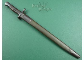 American 1917 Pattern WW1 Bayonet. Jewell Mk II Scabbard. #2109025 #3