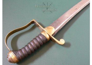 American Early 19th Century Hangar. Infantry Sword #8