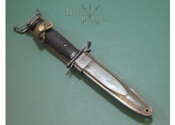 American M7 Vietnam War M16 Rifle Bayonet. M8A1 Scabbard by PWH #3