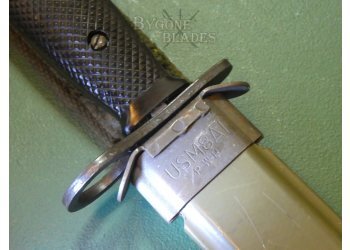 American Vietnam War Period M7 Bayonet and M8A1 PWH Scabbard #6