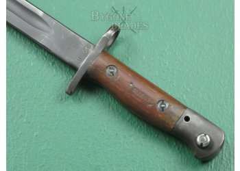 Australian 1907 Pattern WW2 Bayonet. Orange 1943. #2211028 #10