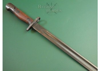 Australian Blued 1907 Pattern Bayonet. WW2. Orange 1944 #7