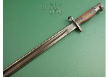 Australian Blued 1907 Pattern Bayonet. WW2. Orange 1944 #8