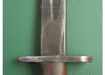 Australian Blued 1907 Pattern Bayonet. WW2. Orange 1944 #10