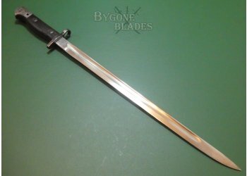 Australian Issued Wilkinson Made 1907 Pattern WW2 Bayonet. Mangrovite Scabbard #5