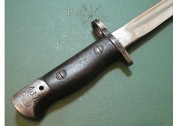 Australian Issued Wilkinson Made 1907 Pattern WW2 Bayonet. Mangrovite Scabbard #9