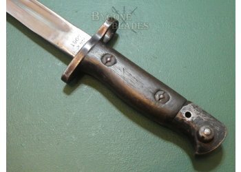 Australian Issued Wilkinson Made 1907 Pattern WW2 Bayonet. Mangrovite Scabbard #10