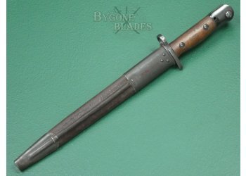 Australian WW2 Owen Submachine Gun Bayonet. Orange 1945. #2410025 #4