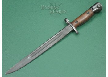 Australian WW2 Owen Submachine Gun Bayonet. Orange 1945. #2410025 #6