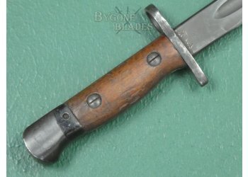 Australian WW2 Owen Submachine Gun Bayonet. Orange 1945. #2410025 #7