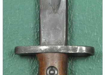 Australian WW2 Owen Submachine Gun Bayonet. Orange 1945. #2410025 #10