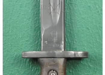 Australian WW2 P1907 Bayonet. Mangrovite Scabbard. #2202007 #12