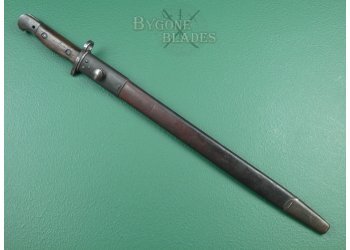 Australian WW2 P1907 Bayonet. Mangrovite Scabbard. #2202007 #3