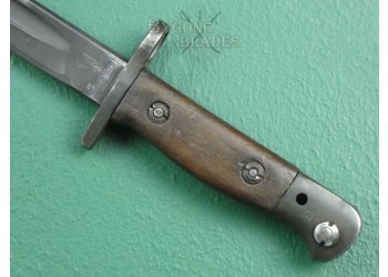 Australian WW2 P1907 Bayonet. Mangrovite Scabbard. #2202007 #10