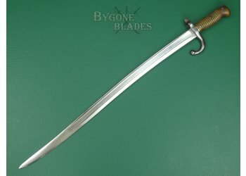 Basque M1866 Chassepot Musket Bayonet. Maltese Cross Mark. #2306004 #6