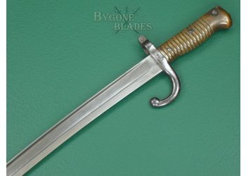 Basque M1866 Chassepot Musket Bayonet. Maltese Cross Mark. #2306004 #8