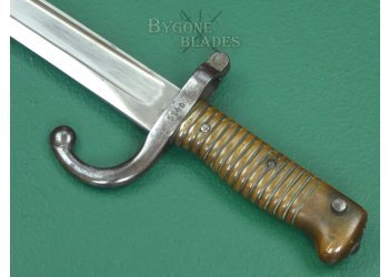 Basque M1866 Chassepot Musket Bayonet. Maltese Cross Mark. #2306004 #10