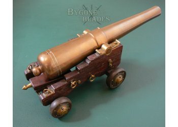 Black Powder Signal Cannon. Bronze Barrel. #4