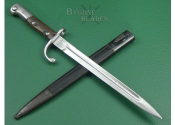 Brazilian M1908 Mauser Rifle Bayonet. Simson &amp; Co. Suhl. #2203003 #1