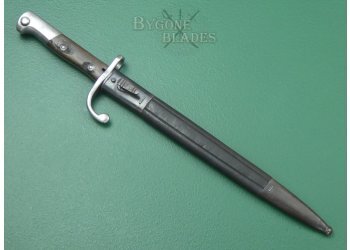 Brazilian M1908 Mauser Rifle Bayonet. Simson &amp; Co. Suhl. #2203003 #3