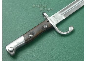 Brazilian M1908 Mauser Rifle Bayonet. Simson &amp; Co. Suhl. #2203003 #9