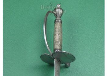 British 1786 Pattern Infantry officers Sword. Engraved Broadsword Blade #11