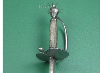 British 1786 Pattern Infantry officers Sword. Engraved Broadsword Blade #12