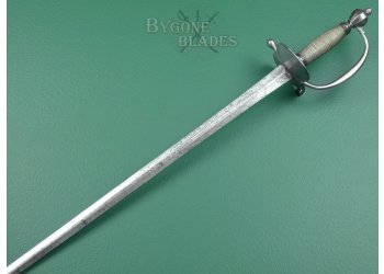 British 1786 Pattern Infantry officers Sword. Engraved Broadsword Blade #4