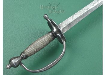 British 1786 Pattern Infantry officers Sword. Engraved Broadsword Blade #8