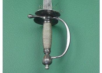 British 1786 Pattern Infantry officers Sword. Engraved Broadsword Blade #10
