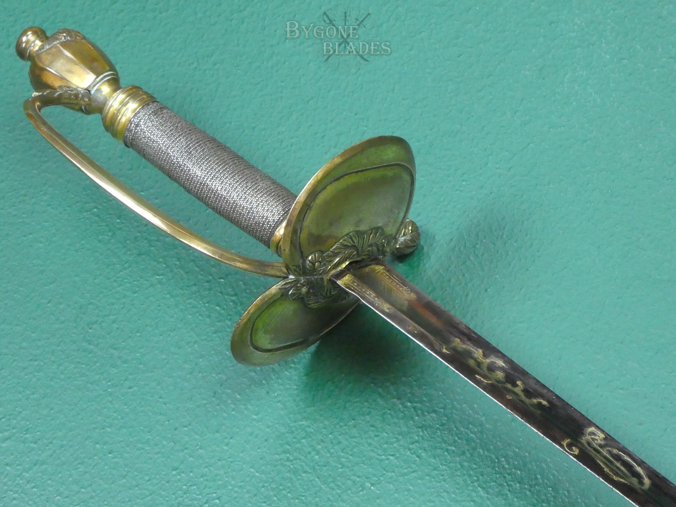 British 1796 Infantry Officers Spadroon. Napoleonic Wars Sword. Runkel. #2609002 #11