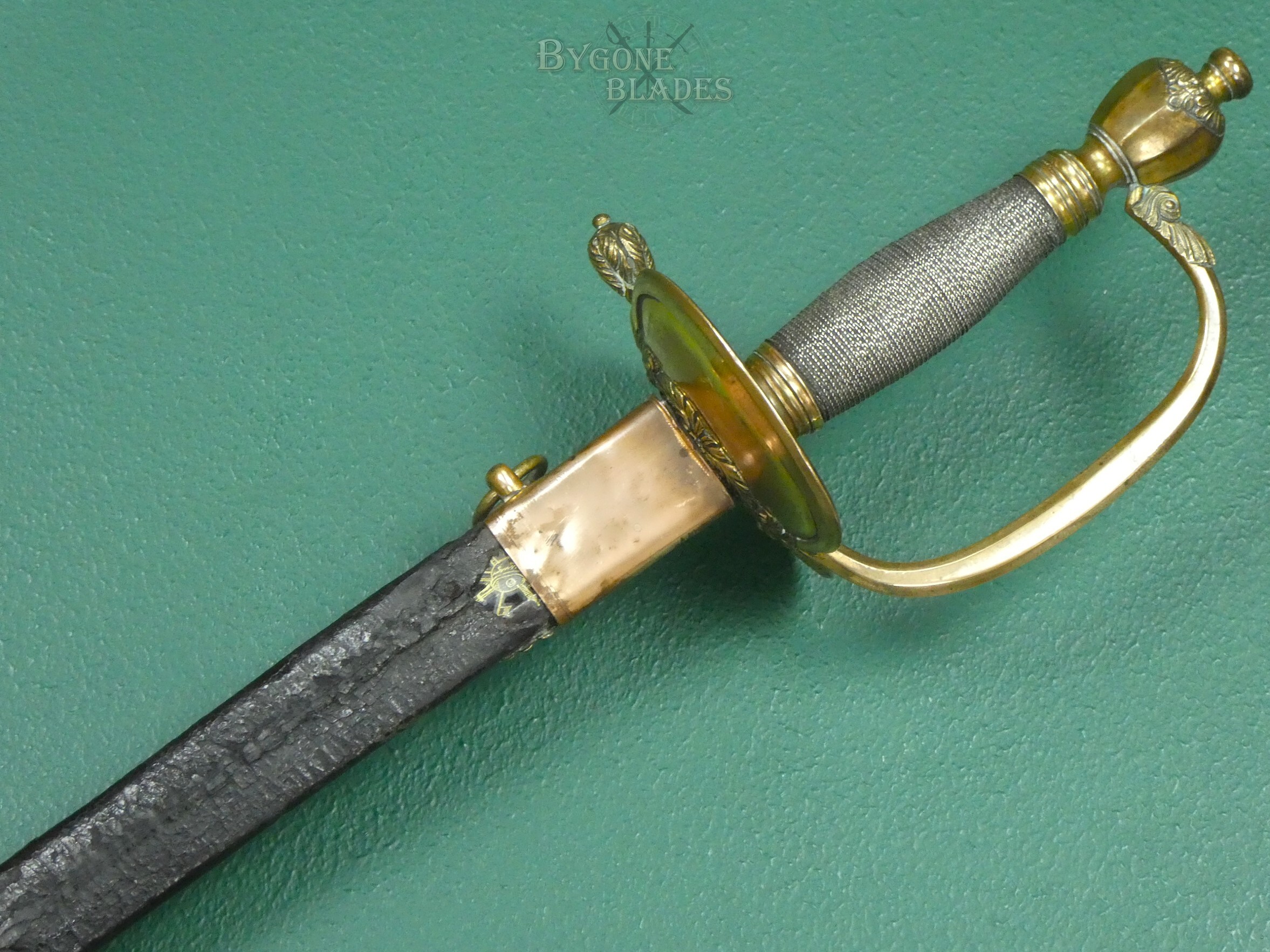 British 1796 Infantry Officers Spadroon. Napoleonic Wars Sword. Runkel. #2609002 #14