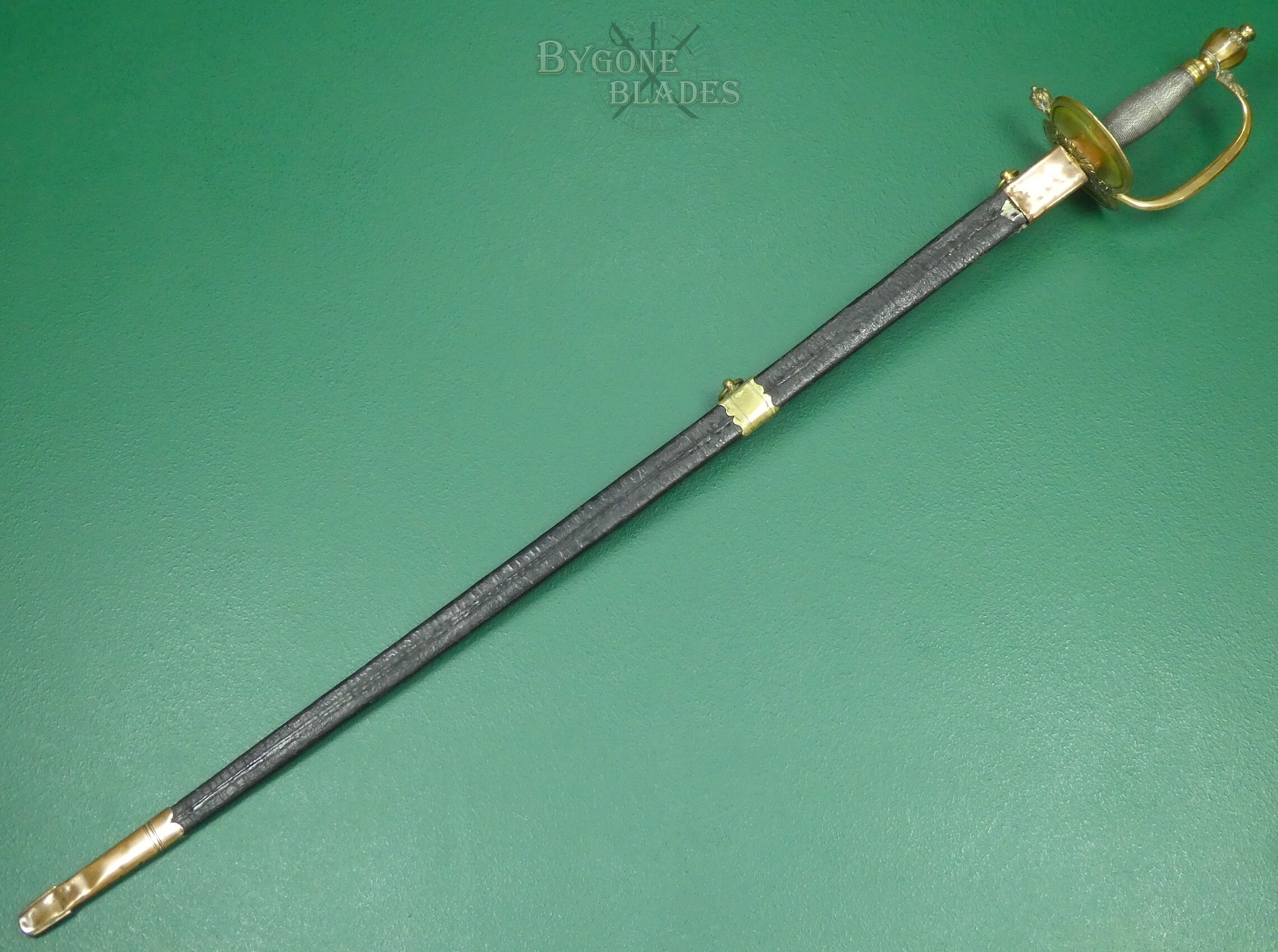 British 1796 Infantry Officers Spadroon. Napoleonic Wars Sword. Runkel. #2609002 #4